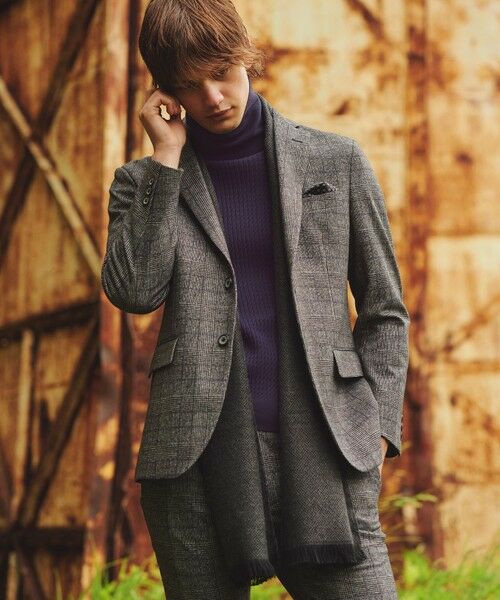 JOSEPH ABBOUD / ジョセフ アブード テーラードジャケット | 【ストレッチ/伸縮回復性】フランネルジャージージャケット | 詳細17