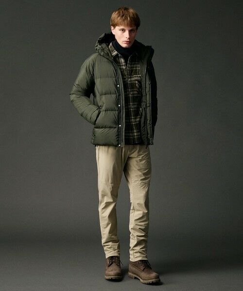 JOSEPH ABBOUD / ジョセフ アブード ダウンジャケット・ベスト | 【サステナブル/軽量/7ポケット/JAPANファブリック】ライトナイロンワッシャーアウトドア ダウンブルゾン | 詳細4