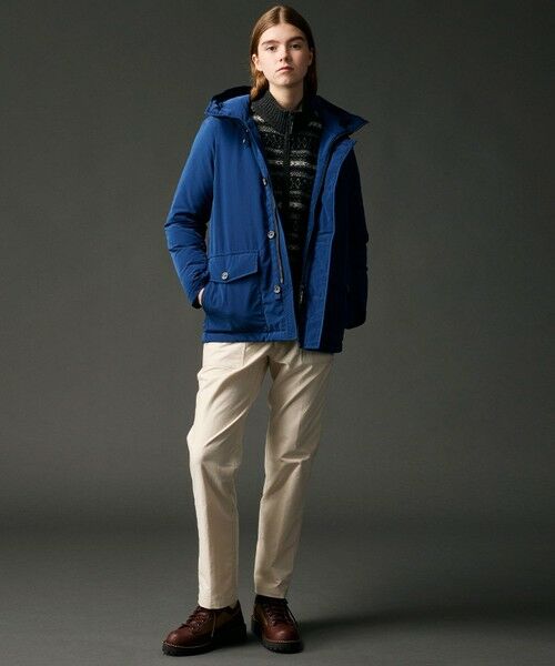 JOSEPH ABBOUD / ジョセフ アブード ダウンジャケット・ベスト | 【サスティナブル/ECO撥水/ECOファー/９ポケット】ナイロンピーチダウンコート | 詳細11