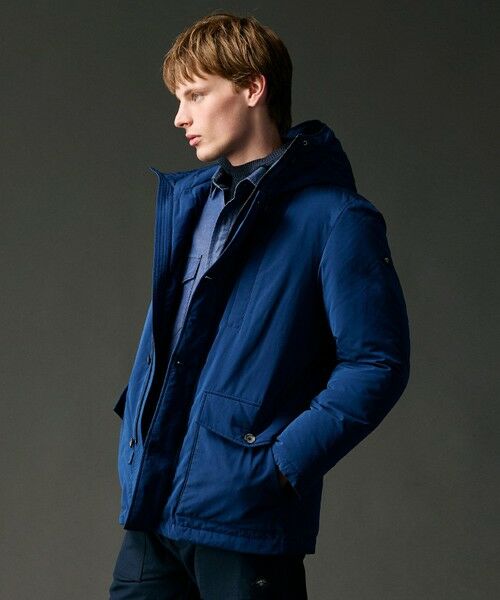 JOSEPH ABBOUD / ジョセフ アブード ダウンジャケット・ベスト | 【サスティナブル/ECO撥水/ECOファー/９ポケット】ナイロンピーチダウンコート | 詳細4