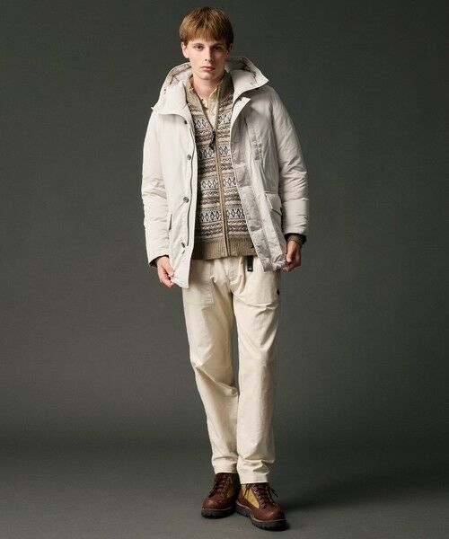 JOSEPH ABBOUD / ジョセフ アブード ダウンジャケット・ベスト | 【サスティナブル/ECO撥水/ECOファー/９ポケット】ナイロンピーチダウンコート | 詳細20