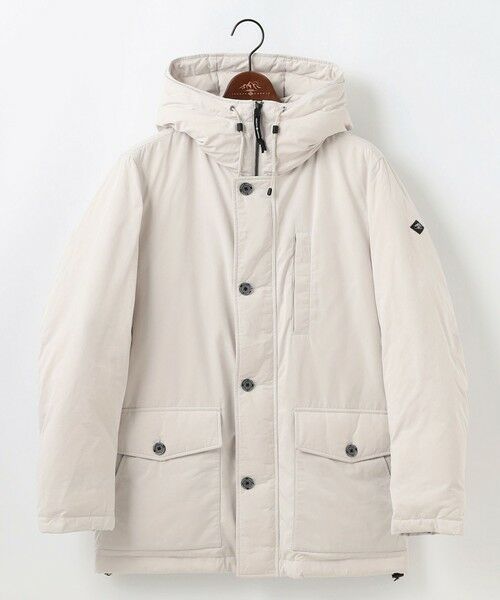 JOSEPH ABBOUD / ジョセフ アブード ダウンジャケット・ベスト | 【サスティナブル/ECO撥水/ECOファー/９ポケット】ナイロンピーチダウンコート | 詳細22