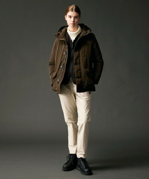 JOSEPH ABBOUD / ジョセフ アブード ダウンジャケット・ベスト | 【サスティナブル/ECO撥水/ECOファー/９ポケット】ナイロンピーチダウンコート | 詳細26