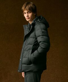 JOSEPH ABBOUD / ジョセフ アブード ダウンジャケット・ベスト | 【キングサイズ/フード取り外し可】ライトメリノダウン ブルゾン