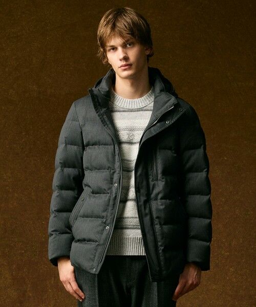 JOSEPH ABBOUD / ジョセフ アブード ダウンジャケット・ベスト | 【キングサイズ/フード取り外し可】ライトメリノダウン ブルゾン | 詳細2
