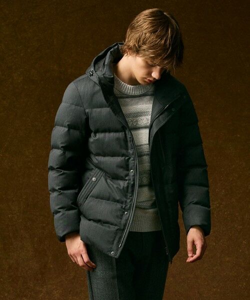 JOSEPH ABBOUD / ジョセフ アブード ダウンジャケット・ベスト | 【キングサイズ/フード取り外し可】ライトメリノダウン ブルゾン | 詳細3