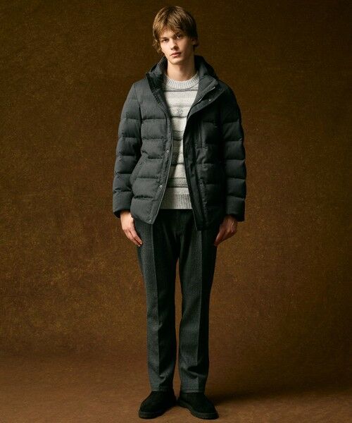 JOSEPH ABBOUD / ジョセフ アブード ダウンジャケット・ベスト | 【フード取り外し可】ライトメリノダウン ブルゾン | 詳細4