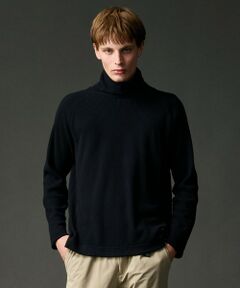 JOSEPH ABBOUD / ジョセフ アブード カットソー | 【日本製/ソフト】ソフトウォームワッフル タートルネック Tシャツ