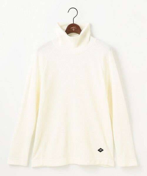 JOSEPH ABBOUD / ジョセフ アブード カットソー | 【日本製/ソフト】ソフトウォームワッフル タートルネック Tシャツ | 詳細4