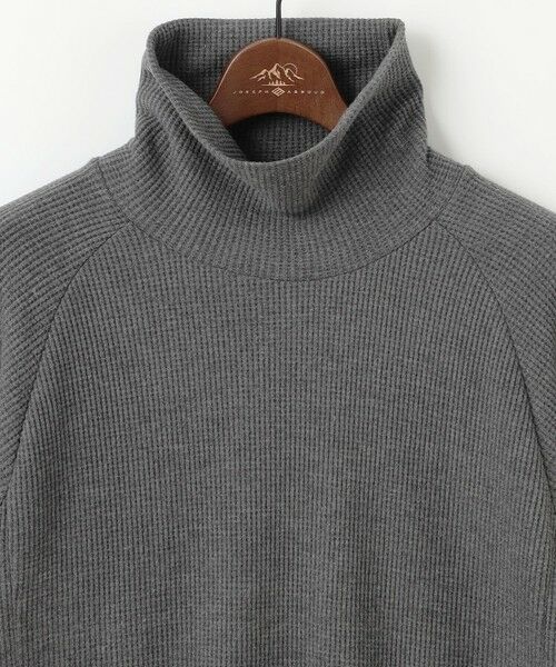JOSEPH ABBOUD / ジョセフ アブード カットソー | 【日本製/ソフト】ソフトウォームワッフル タートルネック Tシャツ | 詳細9