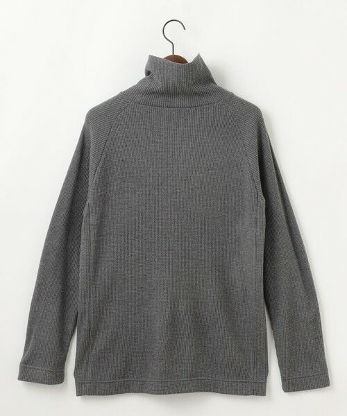 JOSEPH ABBOUD / ジョセフ アブード カットソー | 【日本製/ソフト】ソフトウォームワッフル タートルネック Tシャツ | 詳細12