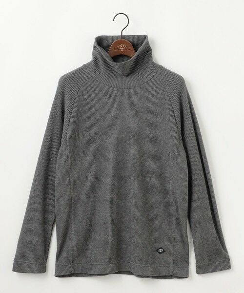 JOSEPH ABBOUD/ジョセフ アブード 【日本製/吸湿発熱/蓄熱保温/ソフト】ソフトウォームワッフル タートルネック Tシャツ グレー系 LL JOSEPH ABBOUD/ジョセフ アブード 【日本製/吸湿発熱/蓄熱保温/ソフト】ソフトウォームワッフル タートルネック Tシャツ グレー系 LL
