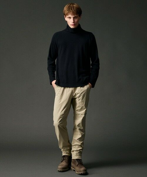 JOSEPH ABBOUD / ジョセフ アブード カットソー | 【日本製/ソフト】ソフトウォームワッフル タートルネック Tシャツ | 詳細18