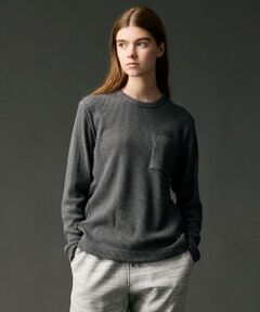 JOSEPH ABBOUD / ジョセフ アブード カットソー | 【日本製/ソフト】ソフトウォームワッフル 長袖Tシャツ