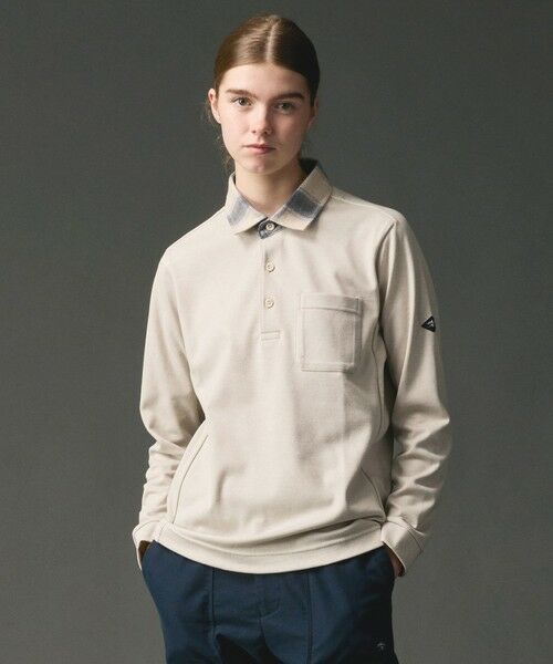 JOSEPH ABBOUD / ジョセフ アブード ポロシャツ | 【オーガニックコットン使用/JAPANファブリック】アウトドア ポロ | 詳細1