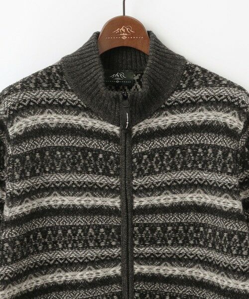 JOSEPH ABBOUD / ジョセフ アブード ニット・セーター | 【軽量/ソフト】ラム×モールジャカード ニットブルゾン | 詳細11