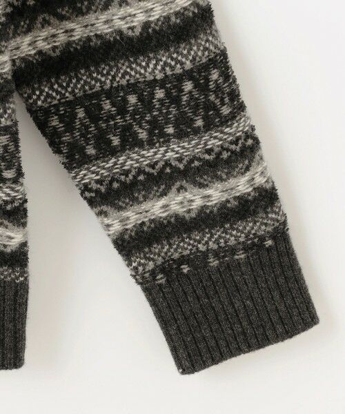 JOSEPH ABBOUD / ジョセフ アブード ニット・セーター | 【軽量/ソフト】ラム×モールジャカード ニットブルゾン | 詳細12