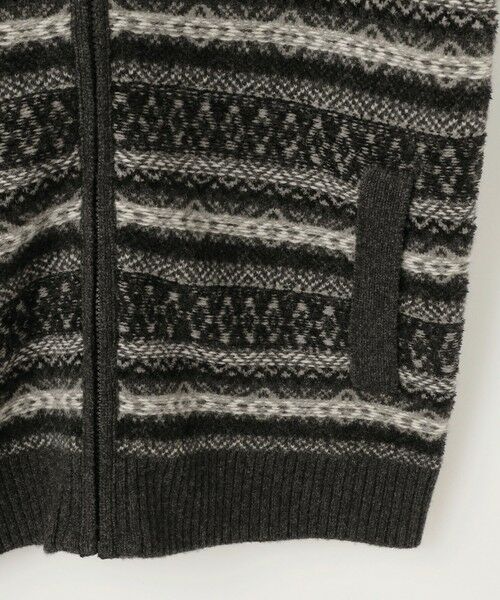 JOSEPH ABBOUD / ジョセフ アブード ニット・セーター | 【軽量/ソフト】ラム×モールジャカード ニットブルゾン | 詳細14