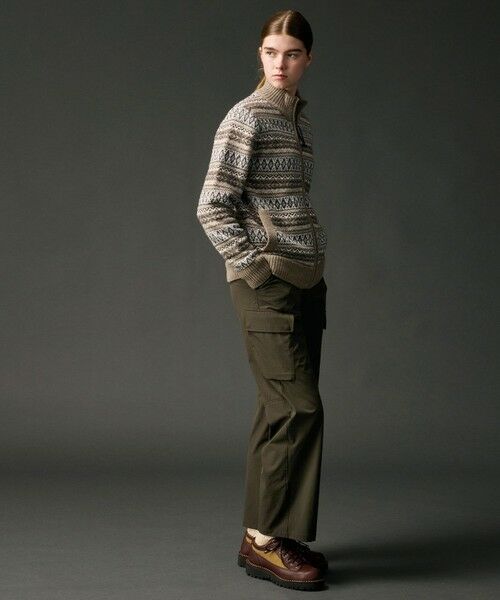 JOSEPH ABBOUD / ジョセフ アブード ニット・セーター | 【軽量/ソフト】ラム×モールジャカード ニットブルゾン | 詳細23