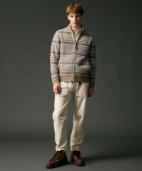 JOSEPH ABBOUD / ジョセフ アブード ニット・セーター | 【軽量/ソフト】ラム×モールジャカード ニットブルゾン | 詳細26