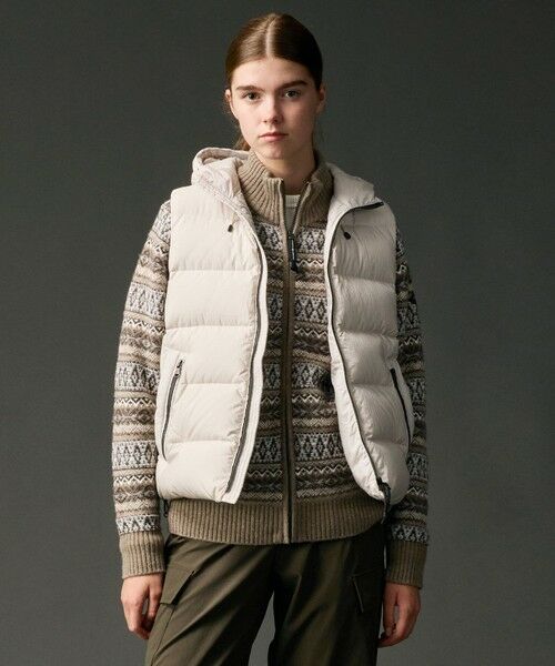 JOSEPH ABBOUD / ジョセフ アブード ニット・セーター | 【軽量/ソフト】ラム×モールジャカード ニットブルゾン | 詳細18