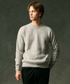 JOSEPH ABBOUD / ジョセフ アブード ニット・セーター | 【キングサイズ・洗える・暖か・軽量】カシミヤブレンド クルーネック ニット