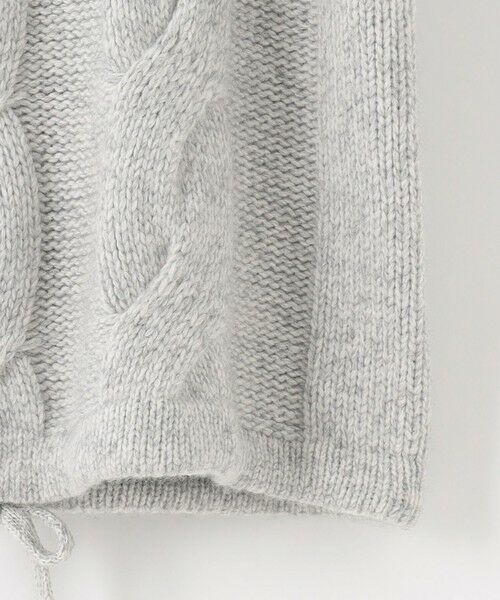 JOSEPH ABBOUD / ジョセフ アブード ニット・セーター | 【キングサイズ・インポート素材/軽量】ベビーアルパカ ニットパーカー | 詳細5