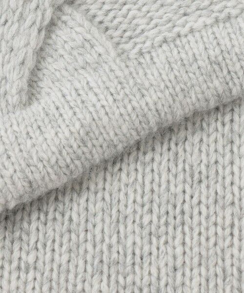 JOSEPH ABBOUD / ジョセフ アブード ニット・セーター | 【キングサイズ・インポート素材/軽量】ベビーアルパカ ニットパーカー | 詳細7