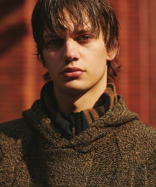 JOSEPH ABBOUD / ジョセフ アブード ニット・セーター | 【キングサイズ・インポート素材/軽量】ベビーアルパカ ニットパーカー | 詳細8