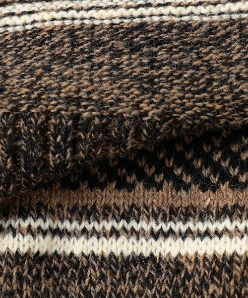 JOSEPH ABBOUD / ジョセフ アブード ニット・セーター | 【キングサイズ・インポート素材/軽量】ベビーアルパカ ジャカード セーター | 詳細5