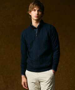 JOSEPH ABBOUD / ジョセフ アブード ニット・セーター | 【暖か/軽量】カシミヤブレンド ハーフジップ ニット