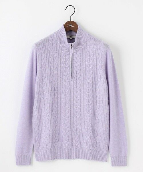 JOSEPH ABBOUD / ジョセフ アブード ニット・セーター | 【暖か/軽量】カシミヤブレンド ハーフジップ ニット | 詳細6