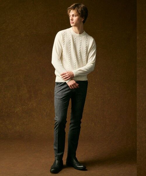 JOSEPH ABBOUD / ジョセフ アブード ニット・セーター | 【暖か・軽量】カシミヤブレンド クルーネック ニット | 詳細5