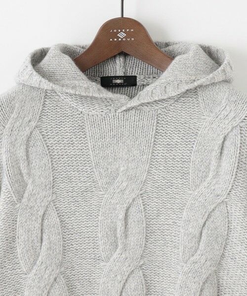 JOSEPH ABBOUD / ジョセフ アブード ニット・セーター | 【インポート素材/軽量】ベビーアルパカ ニットパーカー | 詳細3