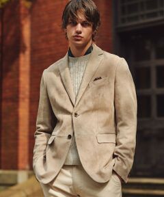 JOSEPH ABBOUD / ジョセフ アブード テーラードジャケット | 【やぎ革ゴートスウェード/軽量/ソフト/ストレッチ】ゴートスウェード ジャケット
