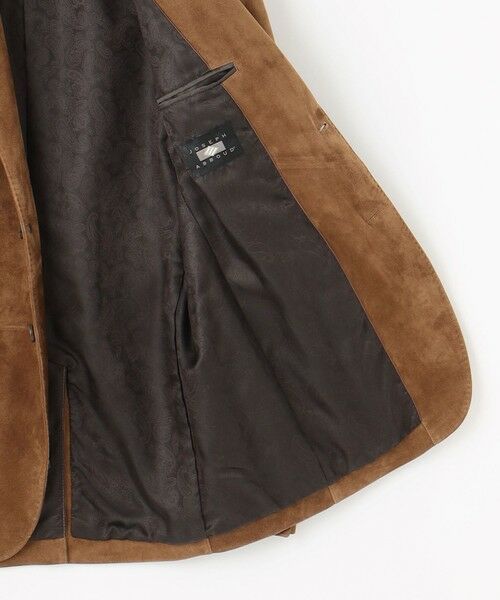 JOSEPH ABBOUD / ジョセフ アブード テーラードジャケット | 【やぎ革ゴートスウェード/軽量/ソフト/ストレッチ】ゴートスウェード ジャケット | 詳細11