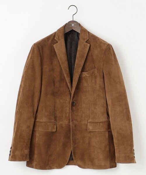 JOSEPH ABBOUD / ジョセフ アブード テーラードジャケット | 【やぎ革ゴートスウェード/軽量/ソフト/ストレッチ】ゴートスウェード ジャケット | 詳細2