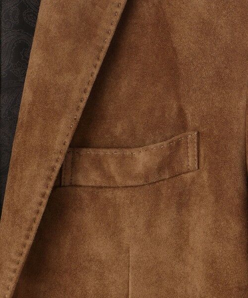 JOSEPH ABBOUD / ジョセフ アブード テーラードジャケット | 【やぎ革ゴートスウェード/軽量/ソフト/ストレッチ】ゴートスウェード ジャケット | 詳細8
