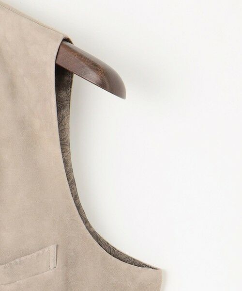 JOSEPH ABBOUD / ジョセフ アブード ベスト | 【ゴートスウェード/軽量/ソフト/ストレッチ】ゴートスウェード ベスト | 詳細3