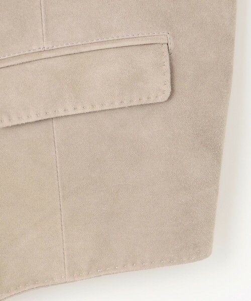 JOSEPH ABBOUD / ジョセフ アブード ベスト | 【ゴートスウェード/軽量/ソフト/ストレッチ】ゴートスウェード ベスト | 詳細5