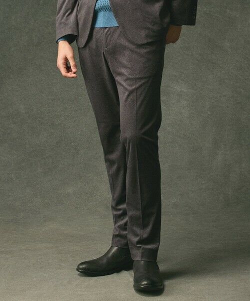 JOSEPH ABBOUD / ジョセフ アブード その他パンツ | 【キングサイズ・軽量/ストレッチ/スウェードタッチ】トリコットコーデュロイ パンツ | 詳細4