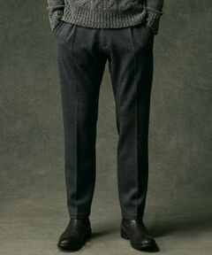 JOSEPH ABBOUD / ジョセフ アブード その他パンツ | 【キングサイズ・軽量/ストレッチ/尾州産ジャージー素材】ウールミルドジャージータック パンツ