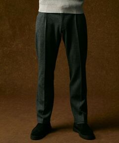 JOSEPH ABBOUD / ジョセフ アブード その他パンツ | 【キングサイズ・軽量/ストレッチ/尾州産ジャージー素材】ウールミルドジャージータック パンツ