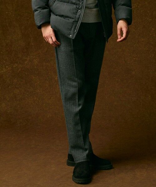 JOSEPH ABBOUD / ジョセフ アブード その他パンツ | 【キングサイズ・軽量/ストレッチ/尾州産ジャージー素材】ウールミルドジャージータック パンツ | 詳細14