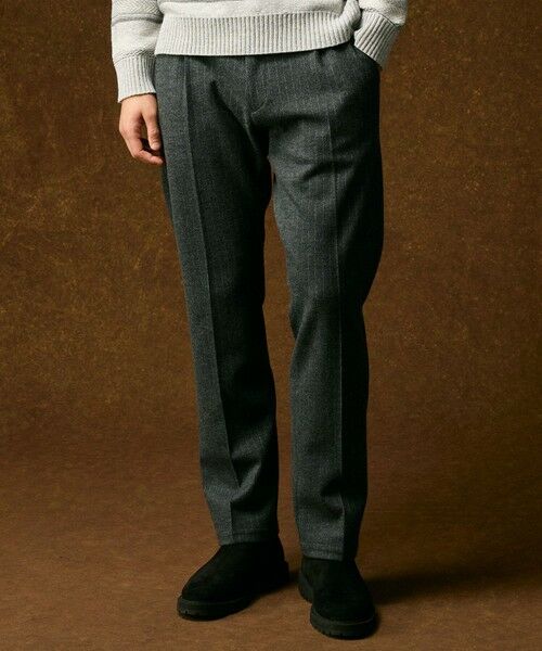 JOSEPH ABBOUD / ジョセフ アブード その他パンツ | 【キングサイズ・軽量/ストレッチ/尾州産ジャージー素材】ウールミルドジャージータック パンツ | 詳細12