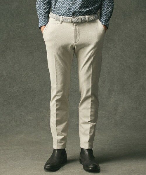 JOSEPH ABBOUD / ジョセフ アブード その他パンツ | 【キングサイズ・ウエストも伸びる！/暖かパンツ/オーガニックコットン使用】ライスコールストレッチパンツ | 詳細4