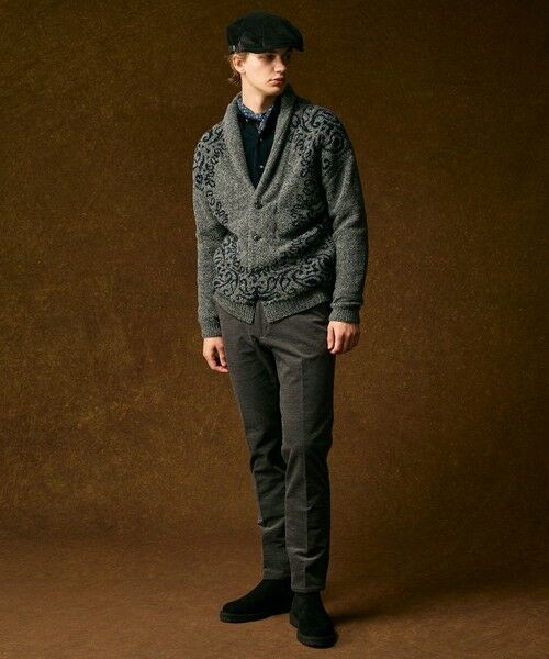 JOSEPH ABBOUD / ジョセフ アブード その他パンツ | 【キングサイズ・ウエストも伸びる！/暖かパンツ/オーガニックコットン使用】ライスコールストレッチパンツ | 詳細5