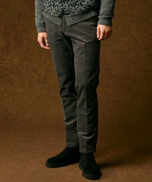 JOSEPH ABBOUD / ジョセフ アブード その他パンツ | 【キングサイズ・ウエストも伸びる！/暖かパンツ/オーガニックコットン使用】ライスコールストレッチパンツ | 詳細9