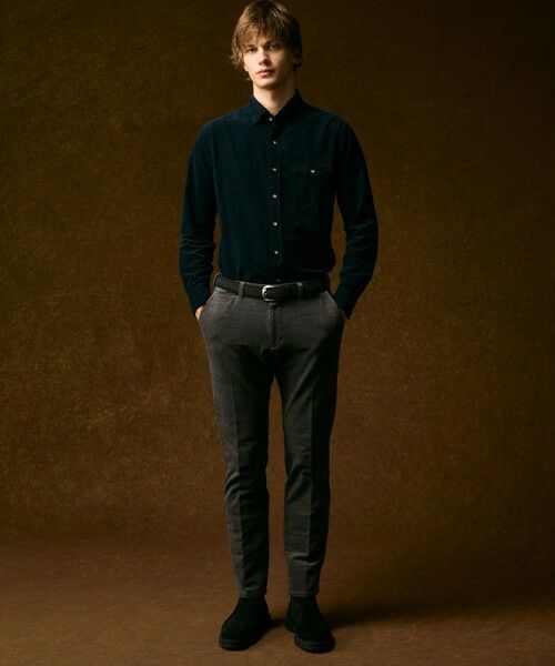 JOSEPH ABBOUD / ジョセフ アブード その他パンツ | 【キングサイズ・ウエストも伸びる！/暖かパンツ/オーガニックコットン使用】ライスコールストレッチパンツ | 詳細7