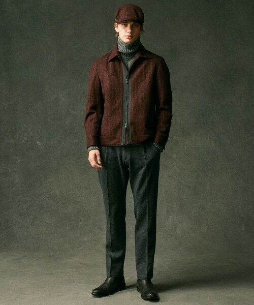 JOSEPH ABBOUD / ジョセフ アブード その他パンツ | 【軽量/ストレッチ/尾州産ジャージー素材】ウールミルドジャージータック パンツ | 詳細5